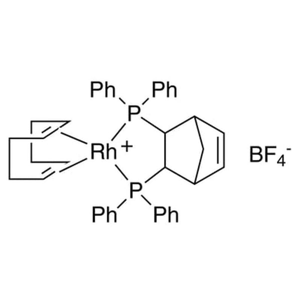 (2R,3R)-(-)-2,3-Bis(diphenylphosphino)bicyclo[2.2.1]hept-5-ene(1,5-cyclooctadiene)rhodium(I) tetrafluoroborate, min. 97% (R,R)-NORPHOS-Rh|45-0184|521272-85-5