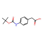 4-[[(1,1-Dimethylethoxy)carbonyl]amino]benzeneacetic acid|CS-W020615|81196-09-0