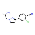 (S)-4-(1-(2-aminopropyl)-1H-pyrazol-3-yl)-2-chlorobenzonitrile|CS-0477538|1297537-41-7