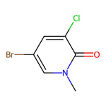 5-Bromo-3-chloro-1-methyl-2(1H)-pyridinone|CS-0645682|889865-52-5