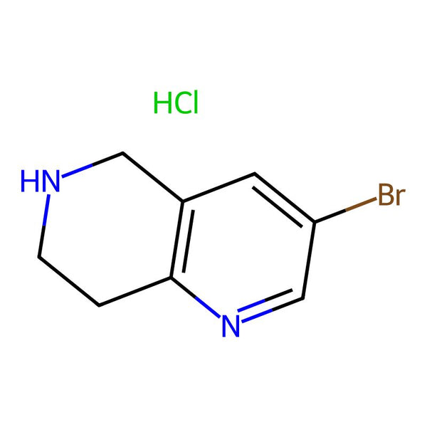 3-Bromo-5,6,7,8-tetrahydro-1,6-naphthyridine hydrochloride|CS-0041451|1159010-96-4
