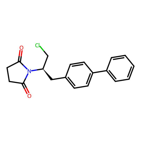 (R)-1-(1-([1,1'-Biphenyl]-4-yl)-3-chloropropan-2-yl)pyrrolidine-2,5-dione|C1343654|1573000-36-8