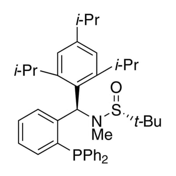 [S(R)]-N-((R)-(2-(Diphenylphosphino)phenyl)(2,4,6-triisopropylphenyl)methyl)-N,2-dimethyl-2-propanesulfinamide, 95%|15-8784