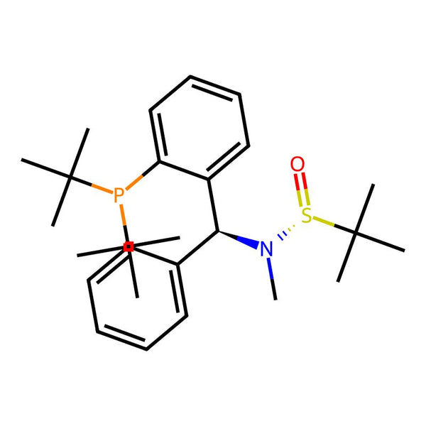 [S(R)]-N-[(1S)-1-[2-(Di-tert-butylphosphanyl)phenyl]phenylmethyl]-N,2-dimethyl-2-propanesulfinamide|CS-0147528|2253984-99-3