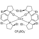 Bis{[1-(2S,5S)-2,5-diethylphospholanyl]-[2-(2S,5S)-2,5-diethylphospholanyl-1-oxide]benzene}copper(I) trifluoromethanesulfonate, min. 97%|29-3008
