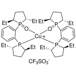 Bis{[1-(2S,5S)-2,5-diethylphospholanyl]-[2-(2S,5S)-2,5-diethylphospholanyl-1-oxide]benzene}copper(I) trifluoromethanesulfonate, min. 97%|29-3008
