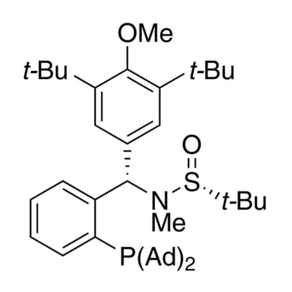 [S(R)]-N-[(S)-[3,5-Bis(1,1-dimethylethyl)-4-methoxyphenyl][2-(diadamantanphosphanyl)phenyl]methyl]-N,2-dimethyl-2-propanesulfinamide, 95%|15-8863
