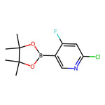 2-Chloro-4-fluoro-5-(4,4,5,5-tetramethyl-1,3,2-dioxaborolan-2-yl)pyridine|CS-0174054|1256359-04-2