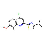 2-(4-Chloro-7-methoxy-8-methylquinolin-2-yl)-4-isopropylthiazole|CS-M0644|1193272-59-1