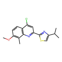2-(4-Chloro-7-methoxy-8-methylquinolin-2-yl)-4-isopropylthiazole|CS-M0644|1193272-59-1