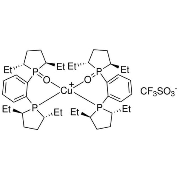 Bis{[1-(2R,5R)-2,5-diethylphospholanyl]-[2-(2R,5R)-2,5-diethylphospholanyl-1-oxide]benzene}copper(I) trifluoromethanesulfonate, min. 97%|29-3007