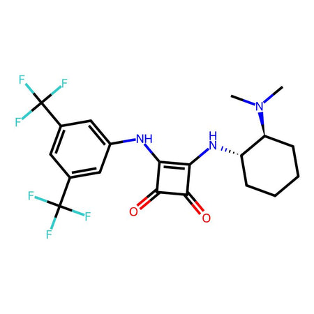 3-[[3,5-Bis(trifluoromethyl)phenyl]amino]-4-[[(1S,2S)-2-(dimethylamino)cyclohexyl]amino]-3-cyclobutene-1,2-dione, 97%, ee: 98%|2698486|1263205-96-4