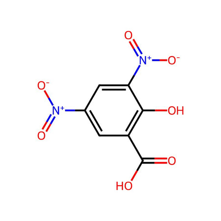 3,5-Dinitro-2-hydroxybenzoic acid, 98%|192752|609-99-4