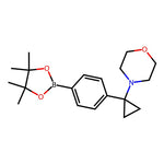 4-(1-(4-(4,4,5,5-Tetramethyl-1,3,2-dioxaborolan-2-yl)phenyl)cyclopropyl)morpholine|CS-0048863|1206594-08-2