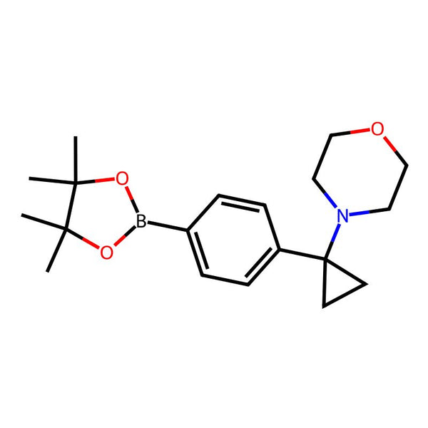 4-(1-(4-(4,4,5,5-Tetramethyl-1,3,2-dioxaborolan-2-yl)phenyl)cyclopropyl)morpholine|CS-0048863|1206594-08-2