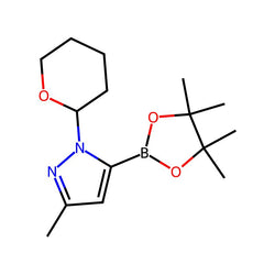 3-Methyl-1-(oxan-2-yl)-5-(4,4,5,5-tetramethyl-1,3,2-dioxaborolan-2-yl)pyrazole|CS-0056385|1486485-62-4