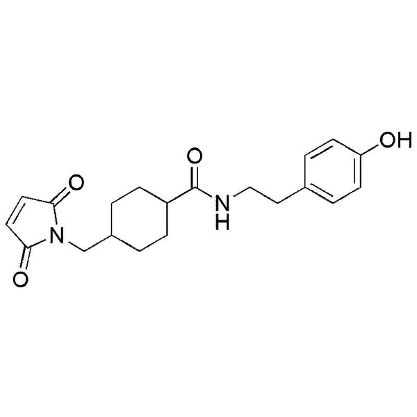 [2-(4-Hydroxyphenyl)ethyl]- 4-(N-maleimidomethyl)cyclohexane-1-carboxamide|23112|143245-96-9