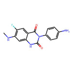 3-(4-Aminophenyl)-6-fluoro-7-(methylamino)quinazoline-2,4(1H,3H)-dione|CS-0432807|936501-00-7