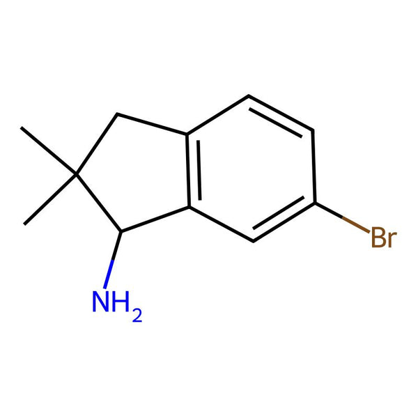 6-Bromo-2,2-dimethyl-2,3-dihydro-1H-inden-1-amine|CS-0131235|165730-13-2