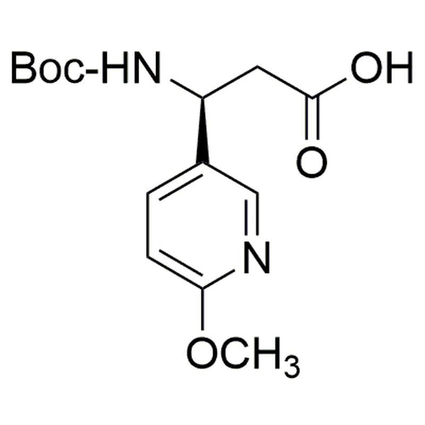 Boc-(S)-3-amino-3-(6-methoxy-3-pyridyl)propionic acid|15741|1217755-81-1