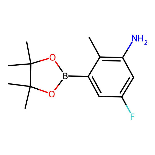 5-Fluoro-2-methyl-3-(4,4,5,5-tetramethyl-1,3,2-dioxaborolan-2-yl)aniline|CS-0080188|1418128-33-2
