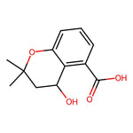 3,4-Dihydro-4-hydroxy-2,2-dimethyl-2H-1-benzopyran-5-carboxylic acid|CS-W000498|158227-26-0
