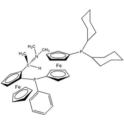 1-{[(S)-Ferrocenyl-2-(R)-ethyl-1-dimethylamino)phenyl]-(S)-phosphino}-1'-dicyclohexylphosphinoferrocene, min. 97% Chenphos|26-1265|952586-19-5