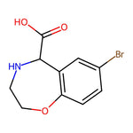 7-Bromo-2,3,4,5-tetrahydro-1,4-benzoxazepine-5-carboxylic acid|CS-0652635|1378254-82-0