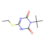 3-(tert-Butyl)-6-(ethylthio)-1,3,5-triazine-2,4(1H,3H)-dione|CS-0375277|1360105-53-8