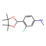 3-Fluoro-N-methyl-4-(4,4,5,5-tetramethyl-1,3,2-dioxaborolan-2-yl)aniline|CS-0617095|2612483-43-7