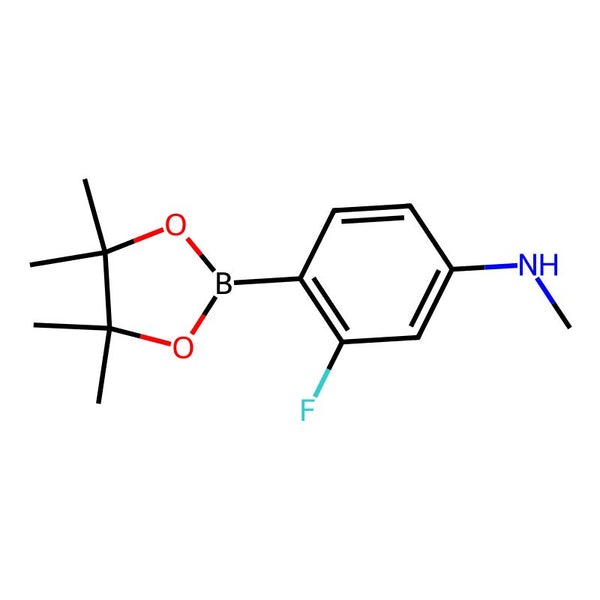 3-Fluoro-N-methyl-4-(4,4,5,5-tetramethyl-1,3,2-dioxaborolan-2-yl)aniline|CS-0617095|2612483-43-7