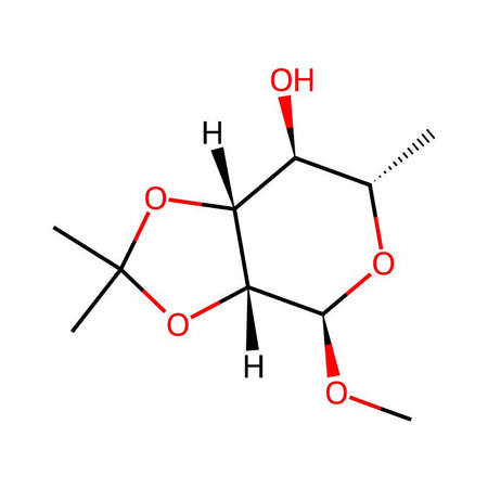 Methyl 2,3-O-isopropylidene-α-L-rhamnopyranoside, 98%|958384|14133-63-2