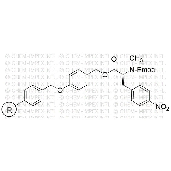 Fmoc-N-methyl-L-phenylalanine 4-alkoxybenzyl alcohol resin|05162