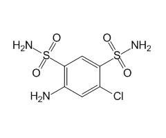 4-Amino-6-chloro-1,3-benzenedisulfonamide, 98%|205037|121-30-2