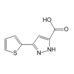 3-(Thiophen-2-yl)-1H-pyrazole-5-carboxylic acid|CS-0073891|182415-24-3