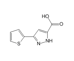 5-(Thiophen-2-yl)-1H-pyrazole-3-carboxylic acid, 97%|271829|182415-24-3