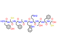 H-Tyr-Cys-Phe-Ala-Trp-Lys-Thr-Phe-Cys-OH (Disulfide bond)|CPTD786977|647016-22-6