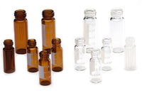 Sample vial, 2mL, 9 mm, clear glass screw thread vials with write-on spot|922054