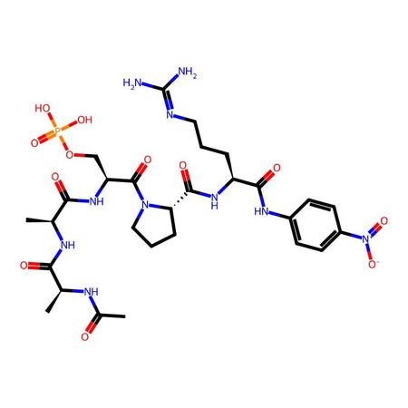 Ac-Ala-Ala-Ser(PO3H2)-Pro-Arg-pNA trifluoroacetate salt|CPTD785921|202739-37-5