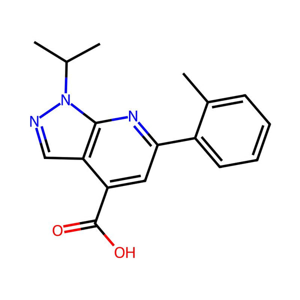 6-(2-Methylphenyl)-1-(propan-2-yl)-1h-pyrazolo[3,4-b]pyridine-4-carboxylic acid|CS-0243115|924243-72-1