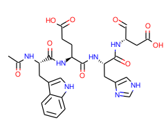 Ac-Trp-Glu-His-Asp-aldehyde (pseudo acid)|CPTD785895|189275-71-6