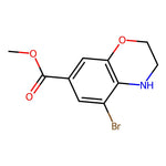 Methyl 5-bromo-3,4-dihydro-2H-benzo[b][1,4]oxazine-7-carboxylate|CS-0094182|2131191-71-2