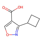 3-Cyclobutylisoxazole-4-carboxylic acid|CS-0120465|1368343-29-6