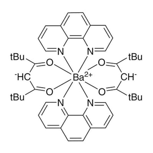Bis(2,2,6,6-tetramethyl-3,5-heptanedionato)barium bis(1,10-phenanthroline) adduct, 99%|56-8650|147106-17-0
