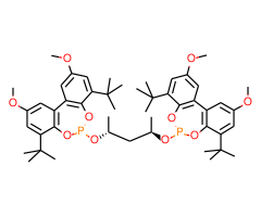 (+)-6,6'-{[(1R,3R)-1,3-Dimethyl-1,3-propanediyl]bis(oxy)}bis[4,8-bis(t-butyl)-2,10-dimethoxy-bibenzo[d,f][1,3,2]dioxaphosphepin], min. 95% (R,R)-Chiraphite