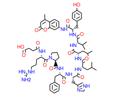 Suc-Arg-Pro-Phe-His-Leu-Leu-Val-Tyr-AMC|CPTD787248|76524-84-0