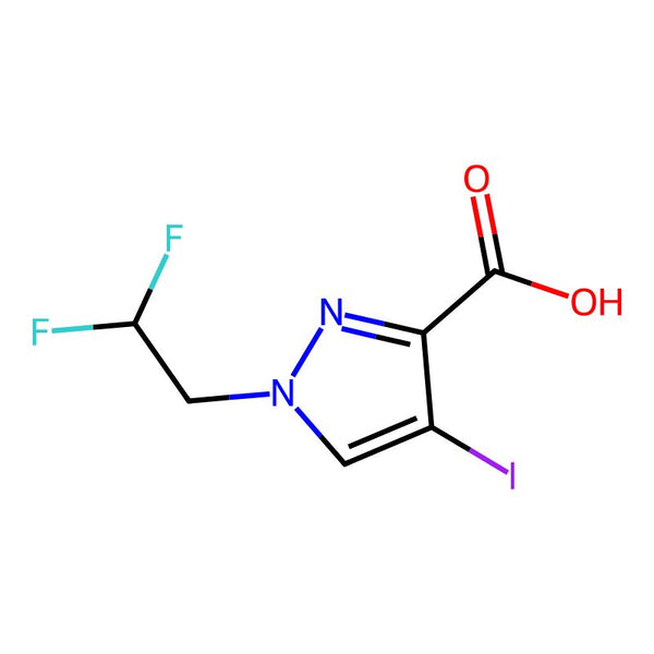 1-(2,2-Difluoroethyl)-4-iodo-1h-pyrazole-3-carboxylic acid|CS-0267927|1354706-66-3