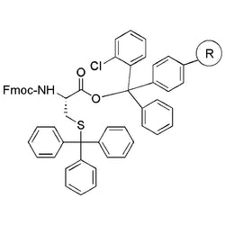 Fmoc-S-trityl-L-cysteine-2-chlorotrityl resin (0.3 - 0.9 meq/g, 200 - 400 mesh)|04231
