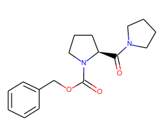Benzyl (s)-(-)-2-(1-pyrrolidinylcarbonyl)-1-pyrrolidinecarboxylate, 97%|223684|50888-84-1