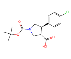 trans-1-Boc-4-(4-chlorophenyl)-pyrrolidine-3-carboxylic acid|CS-0053806|851485-00-2